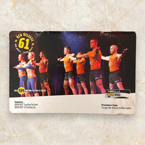 Les Mills BODYATTACK 61 CD, DVD, & Choreography Booklet - Picture 2 of 3